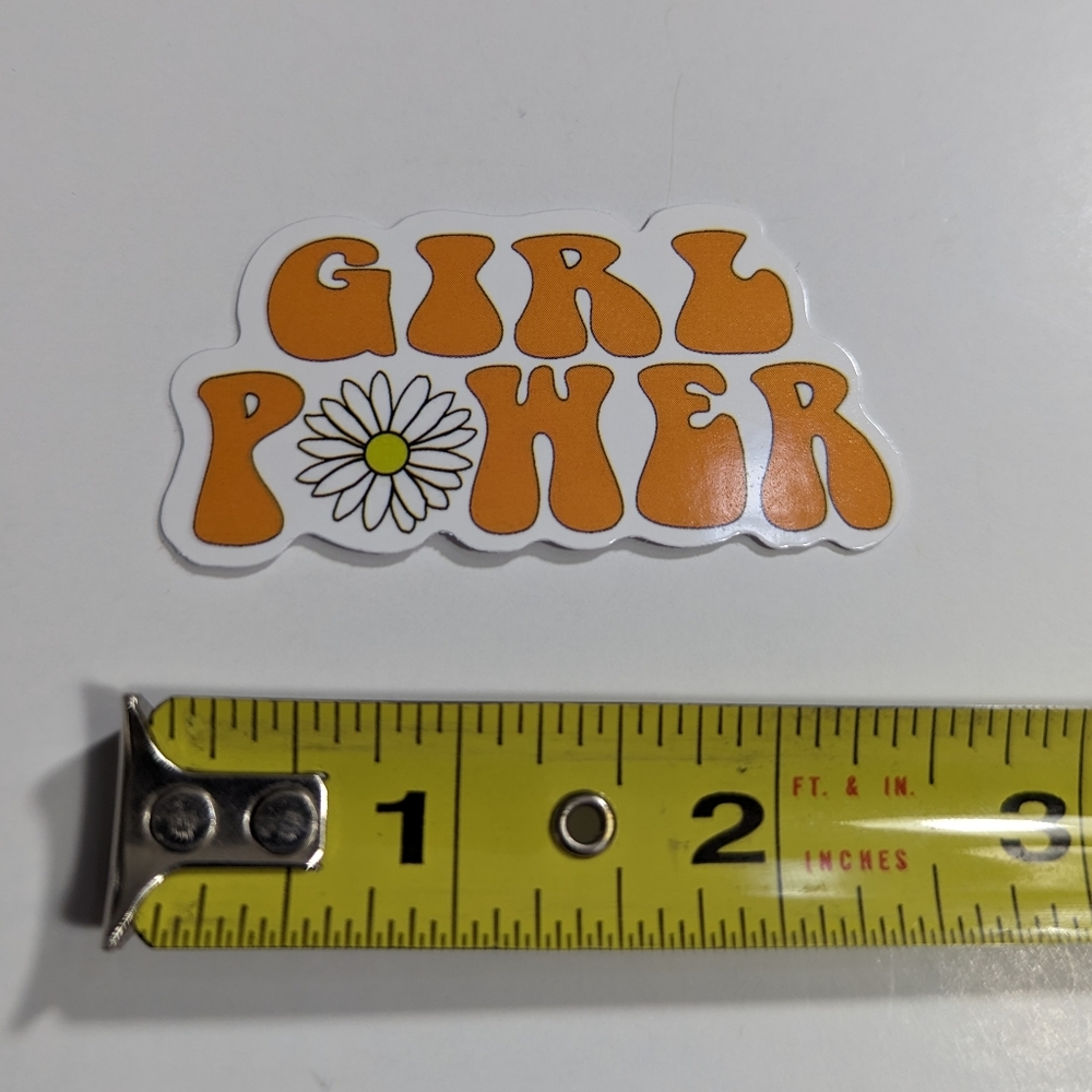 Girl Power daisy Sticker - Picture 2 of 2